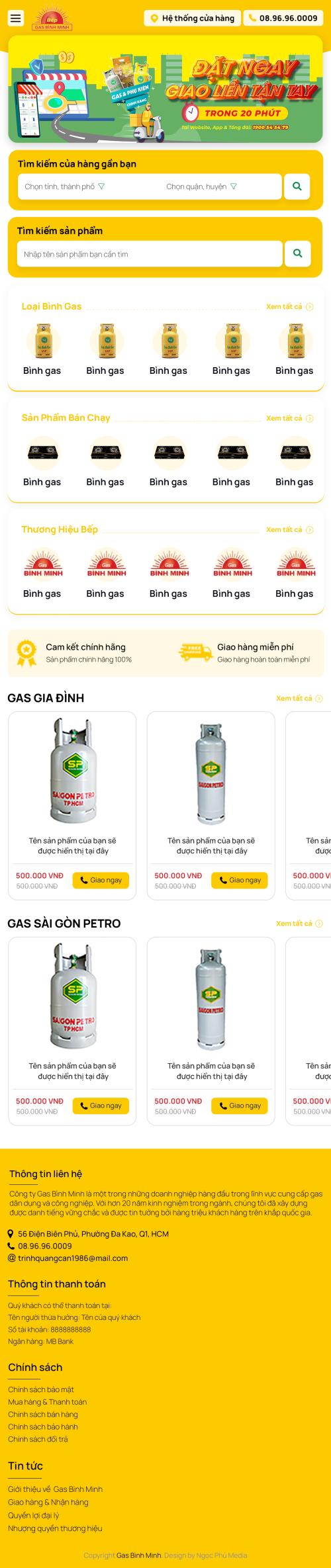 Gas Bình Minh Mobile