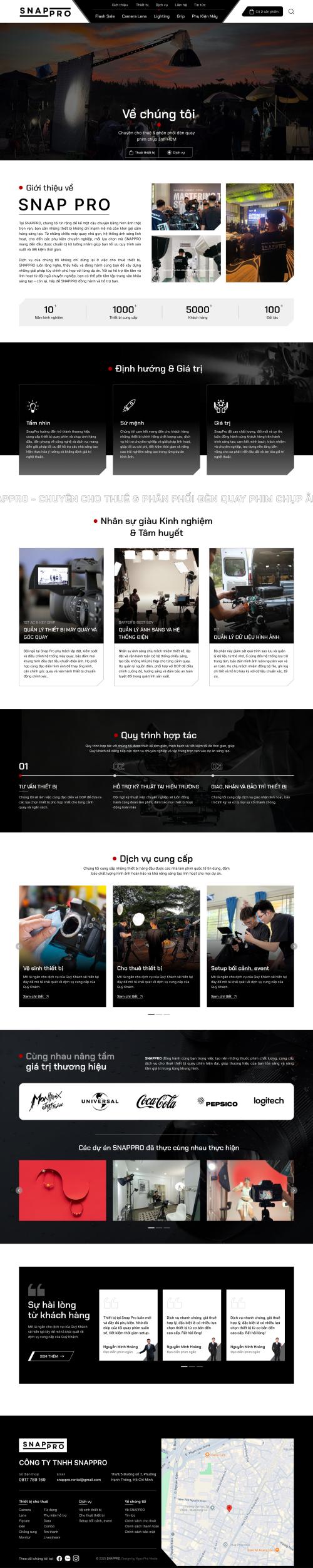 SNAPPRO | Page giới thiệu